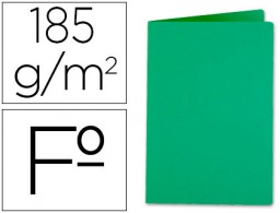 Subcarpeta cartulina Liderpapel Folio verde 180 g/m²